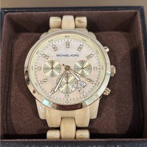Michael Kors Large Bone Watch